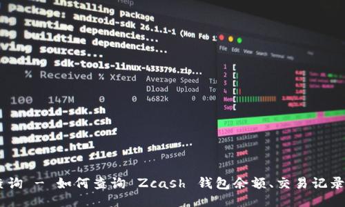 Zcash 钱包查询 - 如何查询 Zcash 钱包余额、交易记录以及其他信息